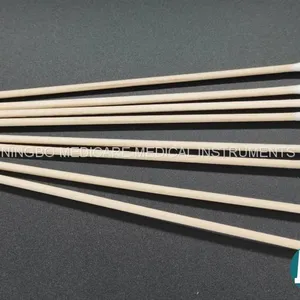 Cotton Applicator Cotton Bud Sterile Swab Wooden Applicator Stick Plastic Applicator thumbnail-2
