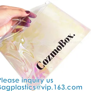 Cosmetic Makeup Bags, Toiletry Pouch, Travel Pack, Holographic Organizer, Toiletries Kit Zippered Pouch thumbnail-3