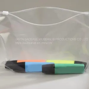 Matte Frosted Slider Zipper Bag Packing Storage Pouches Resealable Clothing / Cosmetics / Travel Suits / Promotional pa thumbnail-1