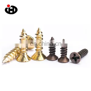 Hot Sale Galvanized 12.9 Gold Cross Countersunk Head Screws thumbnail-2