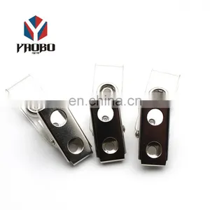 Fashion High Quality Metal Badge ID Bulldog Clip thumbnail-5