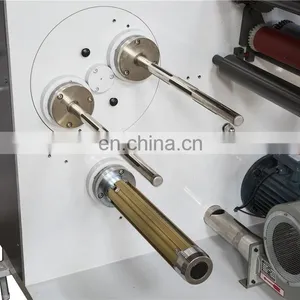 USK320 Roll to Roll Automatic Self Adhesive Blank Barcode Sticker Rotary Kiss Die Cutter Slitter Rewinder Machine thumbnail-5