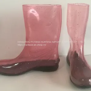 Vogue Transparent Women Rain Shoes,Fashion Transparent Ladies Shoes,Transparent Lady Shoes,Female Rain Shoe thumbnail-1