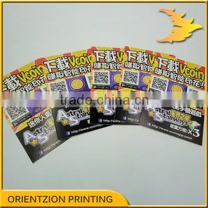 Custom Scratch Serial Numeber Cards. thumbnail-1