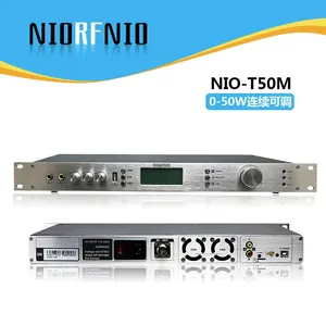 NIORFNIO T50M 50W FM Transmitter, High-power USB Playback Farm Application 5-kilometer Range thumbnail-1