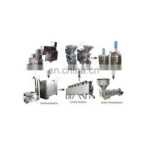 Shanghai Factory Automatic Industrial Peanut Butter Process Plant Sesame Tahini Paste Grinder Grinding Machine Production Line thumbnail-1