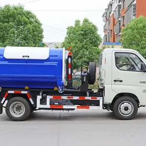 3000 L Hook Arm Garbage Truck 3000 Liters Hook Arm Garbage Truck Price 3000 Liters Hook Arm Garbage Truck Manufacturer thumbnail-4