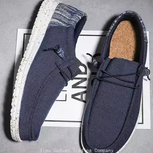 Spring Autumn Fashion Loafers Shoes Men Classic High Quality Denim Comfortable Drive Boat Shoes thumbnail-5