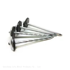 Factory Outlet China Roofing Nails Galvanized Umbrella Head Roofing Nails Corrugated Nails thumbnail-2