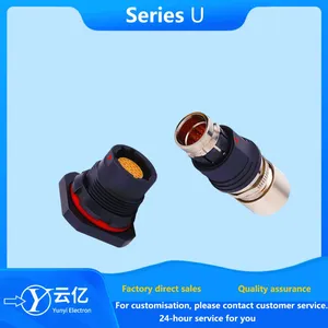 Push-pull Self-locking Connector U Series Metal Waterproof Aviation Plug Socket thumbnail-4