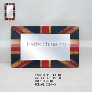 UK Flag Metal Wall Mirror thumbnail-1