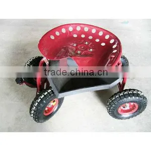 Garden Tool Cart TC1852/Rolling Work Seat(Good Quality) thumbnail-1