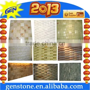 Decorative Polished Natural Onyx Stone Mosaic thumbnail-1