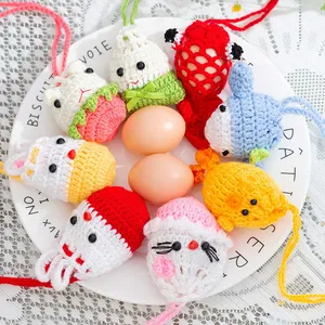 Set of Cute and Colorful Easter Egg and Pocket thumbnail-1