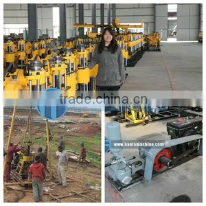 2013 Hot! Hydraulic Rig for Rock Sampling, 150 Meter Water Well Drlling Rig thumbnail-1
