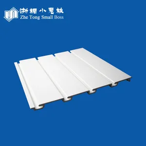 Zhe Tong Small Boss High Quality Waterproof High Density Garage Pvc Slatwall Slat Wall Panel for Store With Hooks thumbnail-5