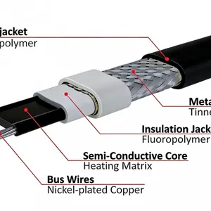 Solar Energy Applied Low Temperature Heat Tracing Cable-Dwk-Iecex EAC Certified thumbnail-3