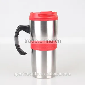 Classic Custon Design Double Wall Steal Mug/ Auto Mug With pp Handle thumbnail-2