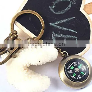 COMPASS HIGH QUALITY Metal Keychain PROMOTION Alloy Compass Keychain thumbnail-3