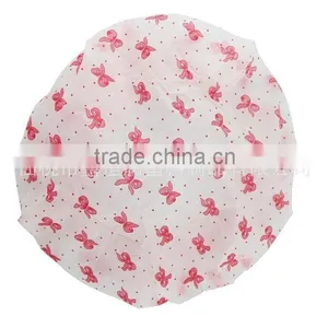 2015 Factory Wholesale Disposable Colorful Waterproof Shower Cap thumbnail-1