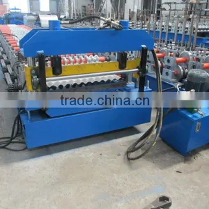 Professional Supplier Corrugated Metal Roofing Sheet /Arc Panel Roll Forming Machine thumbnail-1