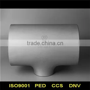ISO Approval Seamless Stainless Steel Reducing Tee thumbnail-2