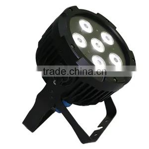 DMX512 Led Stage Par Light 6pcs 15w RGBWA 7in1 Outdoor Lighting thumbnail-2