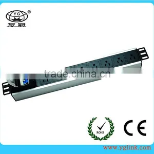 1.5U19'' US Type Power Distribution Unit With 2P Air Switch thumbnail-1
