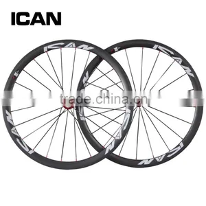 R36 Carbon Hubs Carbon Road Bike Wheelset 38mm Clincher Bike Wheelset 38C thumbnail-1