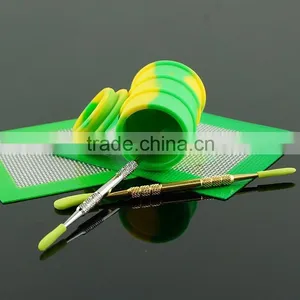 New Arrival! 6+1 Vaporizer e Cigarette Silicone Dab Container Silicone Jars or Wax Oil Extract Bho thumbnail-3