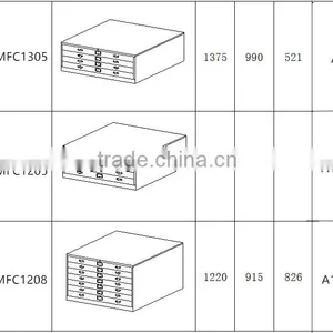 Durable A1-A3 Size Drawing Filing Drawer Map Cabinet thumbnail-5