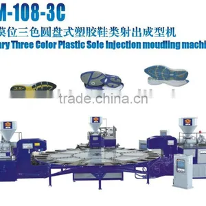 TPR 3 COLOR SPORT SHOE SOLE INJECTION MACHINE thumbnail-1