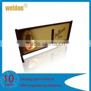 Weldon Hot Sale Cafe Breeze Barriers /Wind/advertising Barrier With Banner for Advertising thumbnail-5