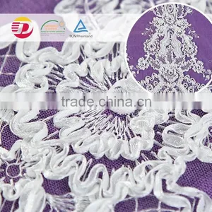 New Product Cheap Nylon Embriodered Guipure Lace for Dress China Supplier thumbnail-6