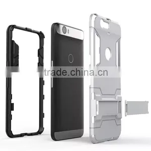 TPU Rubber Back Stand Case for Huawei Nexus 6p TPU+PC Cover Case With Stents MT-4904 thumbnail-6