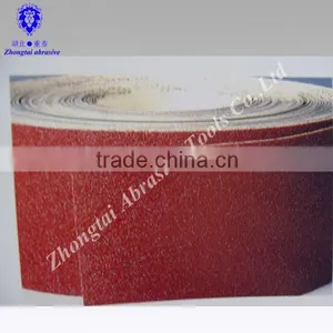 10cm*50m Aluminum Oxide Red Color Waterproof Sand Paper Roll thumbnail-4