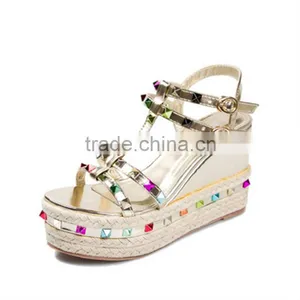 Latest Soft Sole Italian Fashion Women Shoes Summer Sandals 2015 thumbnail-4