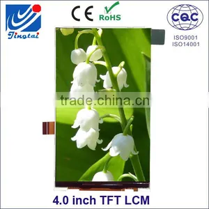330cd/m2(TYP) Brightness 4.0 Inch Tft Lcd in Mobile Phone Lcds With 800x480 thumbnail-1
