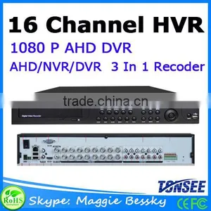 16 Channel 1080P Hybrid DVR(compatible for AHD,IPC,Analog ), AHD DVR thumbnail-1