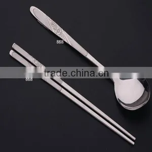 Unqiue and Speacil Design Spoon and Metal Chopsticks thumbnail-1