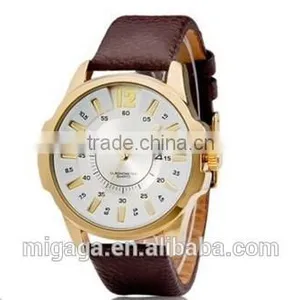 New Fashion Men's Watches Sport Men Quartz Watch With Leather Strap thumbnail-2