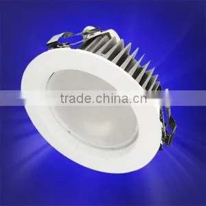 Matt White LED Ceiling Light With Reflector and Glass Cover 12*1W thumbnail-1