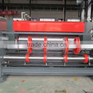 Full Automatic High Speed Flexo Ink Prirnter Slotter Die Cuttemachine, Packaging for Corrugated Carton Box thumbnail-4