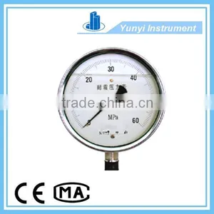 Ultrahigh Pressure Shock-resistant Oil Pressure Gauge thumbnail-1