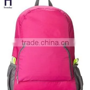Polyester Foldable Backpack, Multicolor Waterproof Outdoor Shoulders Backpack thumbnail-5