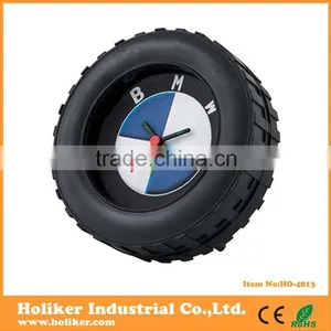 Small Cool Tyre Shaped Funny Talking Alarm Clocks thumbnail-1