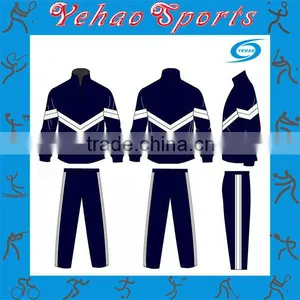 Custom Sublimation Track Suit Wholesale Polyester Tracksuit thumbnail-3