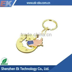 China Customized Fashion Wholesale Metal Keychain thumbnail-2