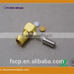 SMB Connector Female Crimp Right Angle for RG316 Cable thumbnail-5