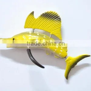 4 Inch Handmade Plastic Tropical Fish Fridge Magnet thumbnail-2